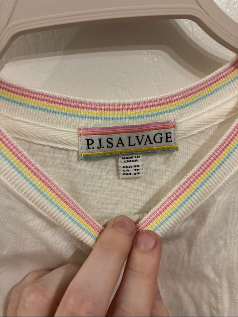 P.J. Salvage One Love Embroidered Tee - Picture 4 of 8